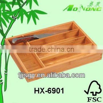 factory price cutlery tray/wholesale cutlery tray/cultery tray with FSC/SGS/ISO certificated