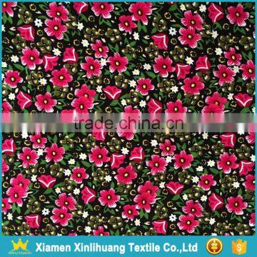 Trendy Style 28 Wale Crushed Flower Printed Elastic Corduroy Fabric