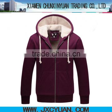 wholesale winter clothing made in china fashion streetwear zipper hoodie