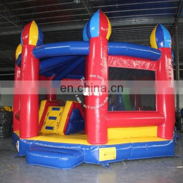 Outdoor inflatable castle combo, inflatable jumping bouncer for children