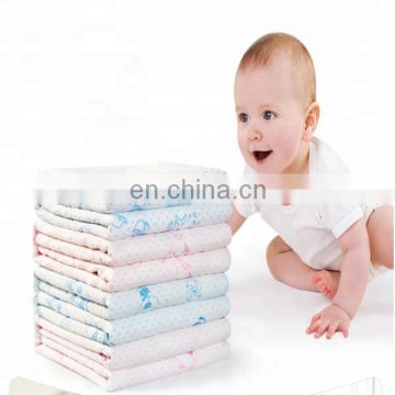 Colored Organic Cotton laminate Bamboo Baby Changing Pad Liners Diaper Mat