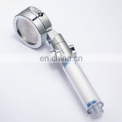 Shower Head, Ionic Shower Head Handheld for Hard Water, Universal Filter Ionic Stone Shower Head with 3 Sprays Modes,