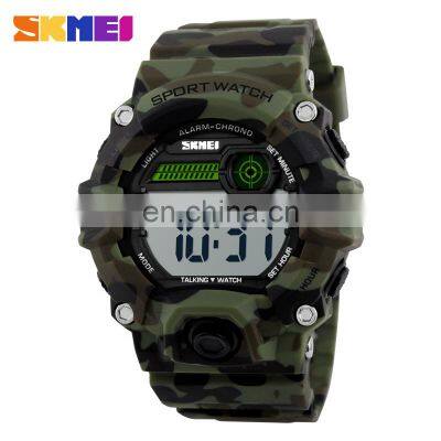 China Top Brand Luxury Men Military Wrist Watches Mens Talking Time Watch 1162
