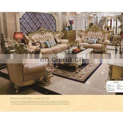 New Italy design luxury sofa sets latest custom living room solid wood furniture Genuine leather sofa bed