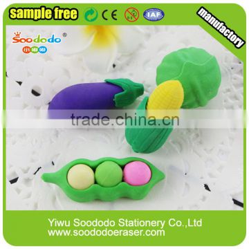 Colorful Mini vegetable puzzle eraser rubber stationery