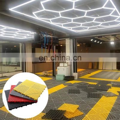 CH Upgrade Eco-Friendly Waterproof Flexible Square Floating Elastic Durable Cheapest 40*40*1.8cm Garage Floor Tiles