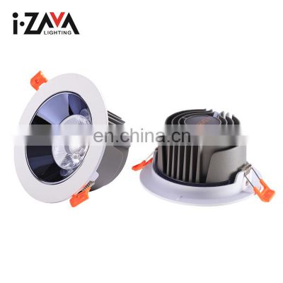 High Quality Round Sand White Ceiling Recessed Mount 90MM Cut-out 12W 15W Led Downlight