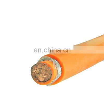 EV TPE silicone rubber insulation high voltage 1.5/3kv power wire electric flexible car LSZH ev charging cable