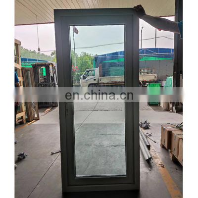 WEIKA PVC swing glass door hinged single doors french style plastic casement  pvc according sheet door