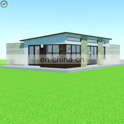 117sqm US Standard Container House Turnkey 4 Bedroom Container Home Prefabricated Wood Cladded House