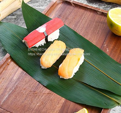 21cm in Length Bamboo Leaves for Sashimi