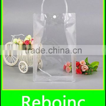 Transparent bag for clothes manufacture plastic pvc hand bags