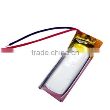 Small Li-Polymer Battery 401030 100mAh 3.7V With Stable PCM