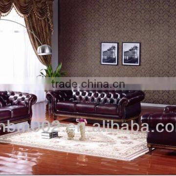 2014 Modern design Neoclassical chesterfield sofa High quality