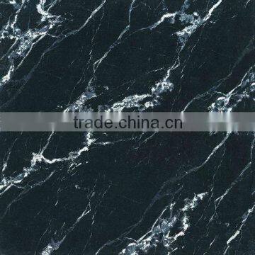 new design 600*600mm black color marble looking ceramic