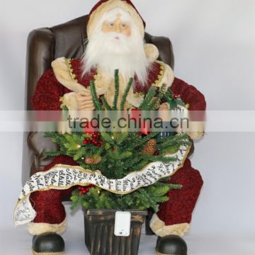 XM-CH1550 32 inch outdoor lighted up santa claus