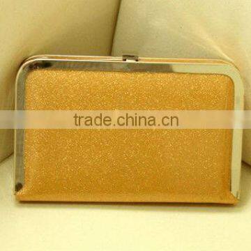 Fashion clutch bag with buckled blinding bright color
