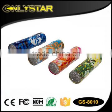 Onlystar GS-8010 promotion gift 9 led small aluminum portable torch