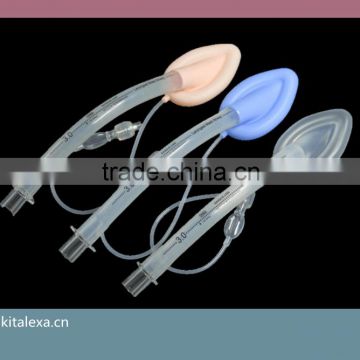 Medical grade silicone laryngeal mask airway laryngeal mask color, transparent, blue