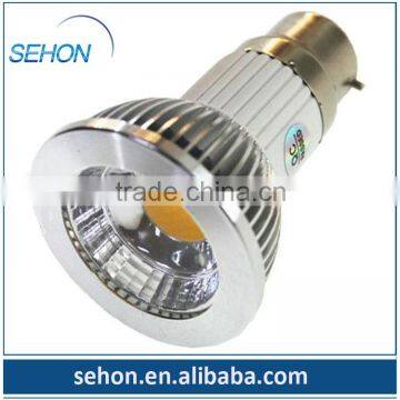 12V DC 3W 4W 5 W 6W LED COB BULBS B22 GU10 E27 LED spot light MR16 made in china