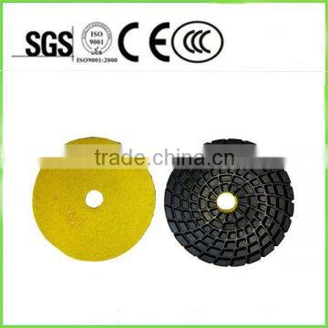 Granite wet diamond polishing pad for polishing machine