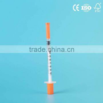 Disposable Medical Insulin Syringe