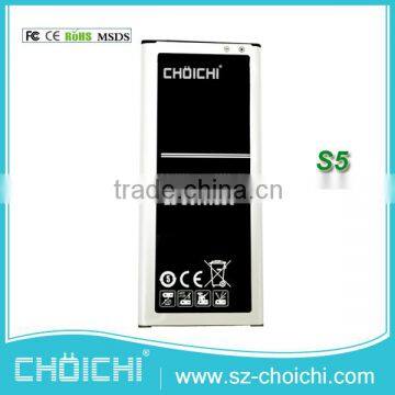 Factory sell oem 2800mah mobile phone li-ion battery for samsung s5