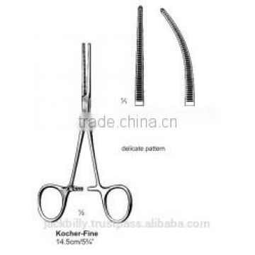 14.5 cm Kocher-Fine Surgical Forceps, forceps
