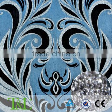Bule luxury glass bead wallpaper