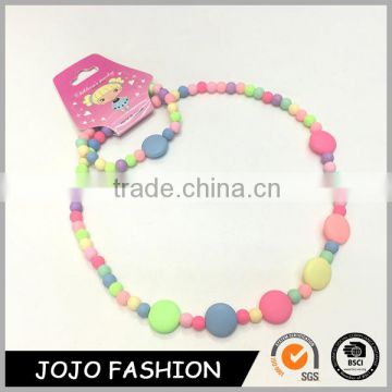 China suppliers colorful girls jewelry set novelty silicone teething necklace set for babies                        
                                                                                Supplier's Choice