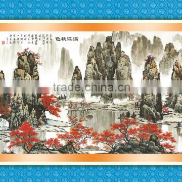 Chinese best price upscale picture scroll for home decoration