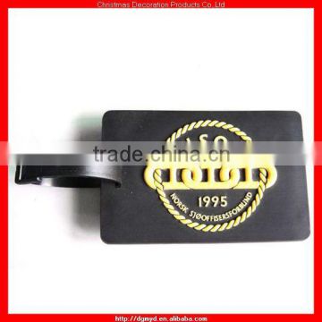 3D custom soft PVC luggage tag for promotion (MYD-LT6666)