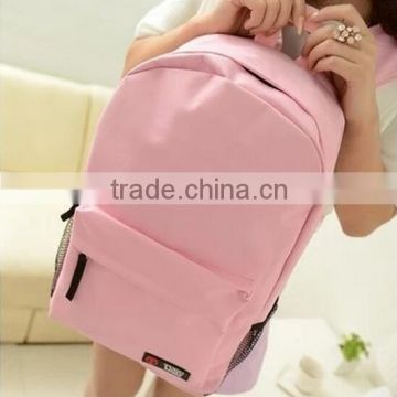 2016 Hot new products Solid Color School backpack/laptop backpack