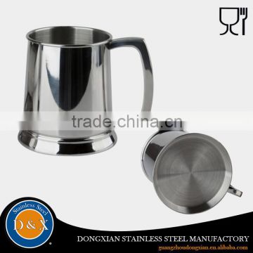 High quality stainless steel coffee mugs with lid