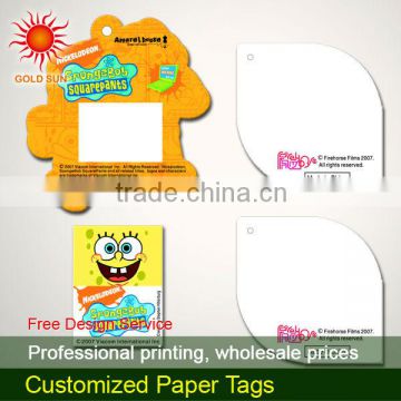Customized Art Paper Both Garment Paper Clothing Tags