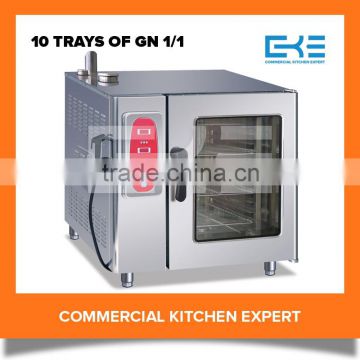 2016 Professional Electric Bakery Equipment 10 Trays Commercial Biscuit Rational Combi Oven