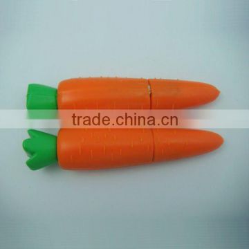 unique custom usb for carrot shaped usb stick 500gb/ PVC usb pen drive wholesale china LFN-202
