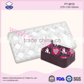 7g 18pcs troditional pc magnetic plastic chocolate mold