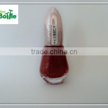 14ml empty nail polish bottle with brush and cap