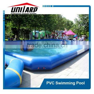 New design inflatable adult size square swimming pool/grill