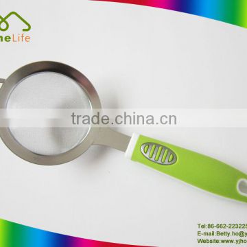 Best selling non-slip handle High quality stainless steel tea strainer