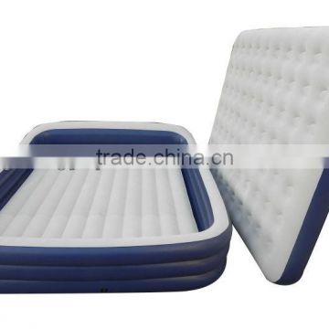 Combination of inflatable bed