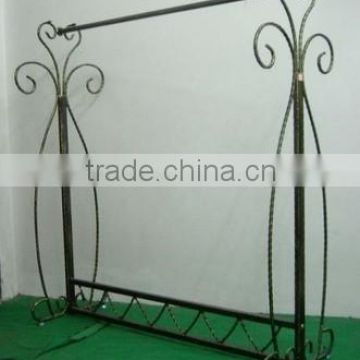 iron garment rack/metal hanging display racks