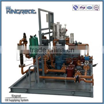 Skid type automatic oil-supply module for land power station