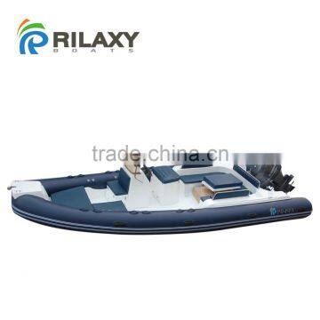 Rilaxy 23ft 7.0m semi rigid boat RIB 700 with Suzuki outboard engine