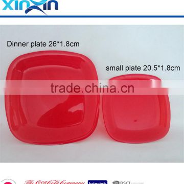 10 inch plastic fruit plate