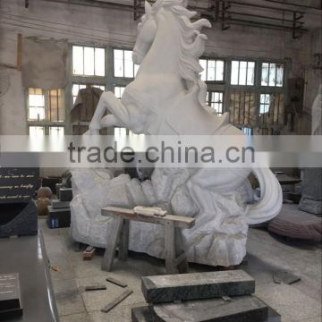 Haobo Outdoor Horse Large Granite Horse Sculpture