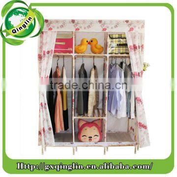modern style high qulity Oxford fabric solid wardrobes for home furniture