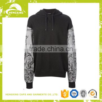 high quality fashion style mens embroidery cotton polyester pullover custom made hoodies
