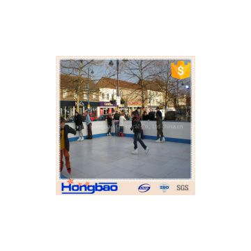 4x8 plastic skating sheet/ portable hockey training board/synthetic ice rink